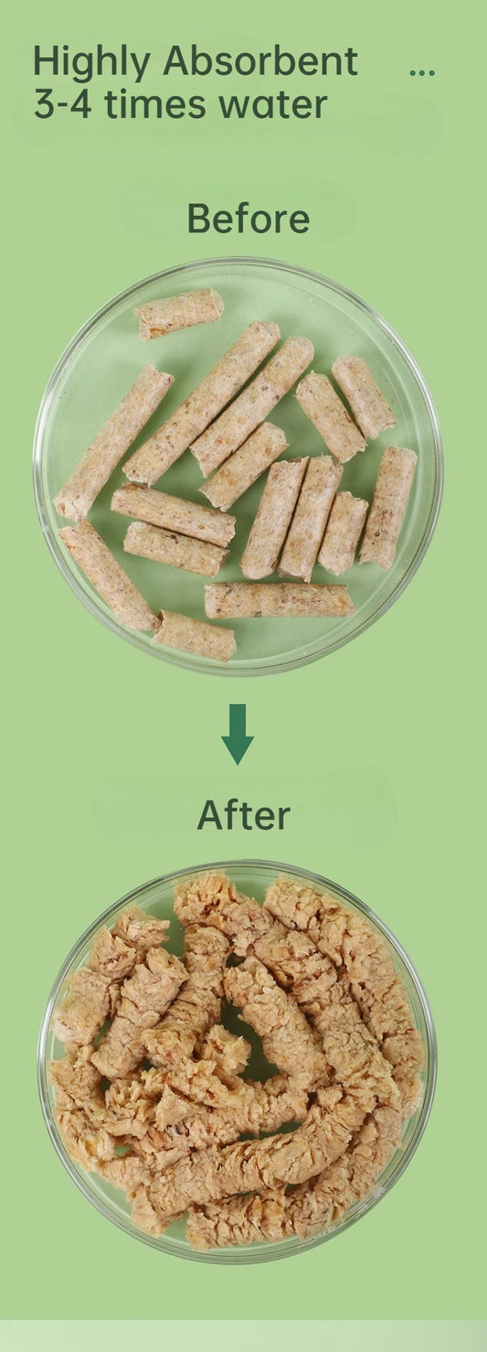 500g Wooden Pellet Bedding - Rabbits, Hamsters, Guinea Pigs