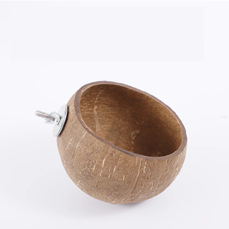 Natural Coconut Hideout House for Hamsters & Guinea Pigs.