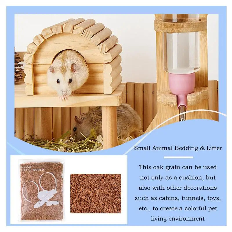 Hamster Oak Pellets Bedding | Natural Odor Control & Moisture Absorption for Small Animals