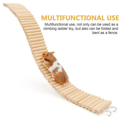 Multi-Pet Climbing Ladder & Fence | Hamster, Guinea Pig, Bird Cage Toy & Playground