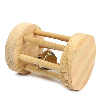 Natural Wooden Chew Toys for Small Pets | Rabbit, Guinea Pig, Rat Molars & Exercise Set