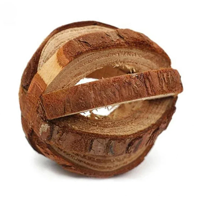 Natural Wooden Chew Toys for Small Pets | Rabbit, Guinea Pig, Rat Molars & Exercise Set