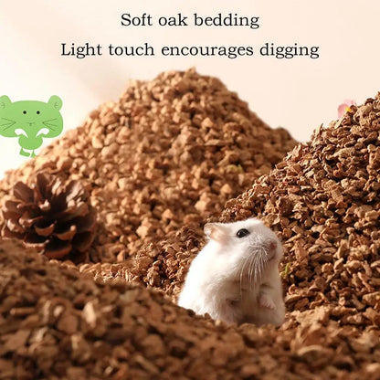 Hamster Oak Pellets Bedding | Natural Odor Control & Moisture Absorption for Small Animals
