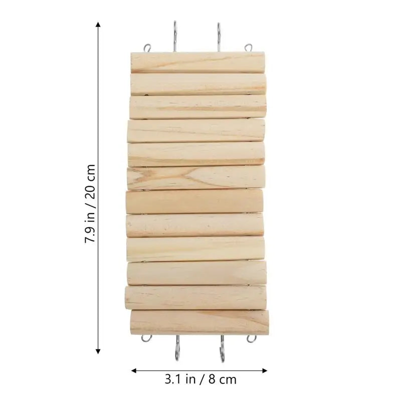 Multi-Pet Climbing Ladder & Fence | Hamster, Guinea Pig, Bird Cage Toy & Playground