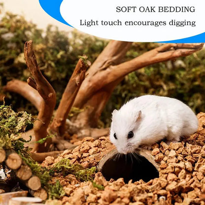 Hamster Oak Pellets Bedding | Natural Odor Control & Moisture Absorption for Small Animals