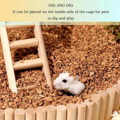 Hamster Oak Pellets Bedding | Natural Odor Control & Moisture Absorption for Small Animals