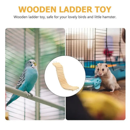 Multi-Pet Climbing Ladder & Fence | Hamster, Guinea Pig, Bird Cage Toy & Playground
