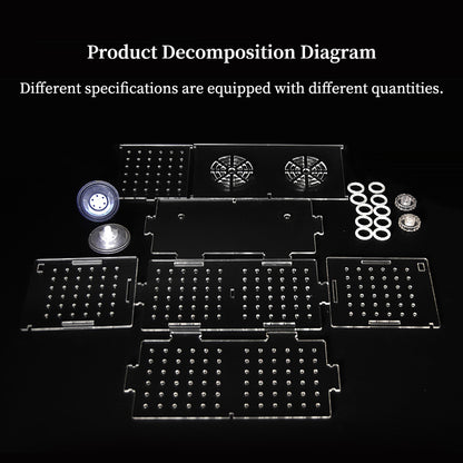 Acrylic Fish Isolation & Breeding Box for Aquarium - Ideal for Small Fry, Spawning, and Hatching