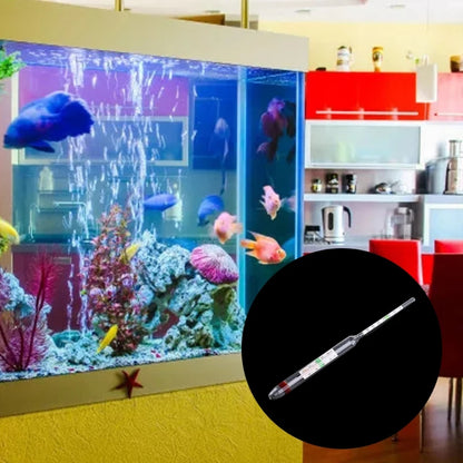 Aquarium Hydrometer & Thermometer for Saltwater Tanks