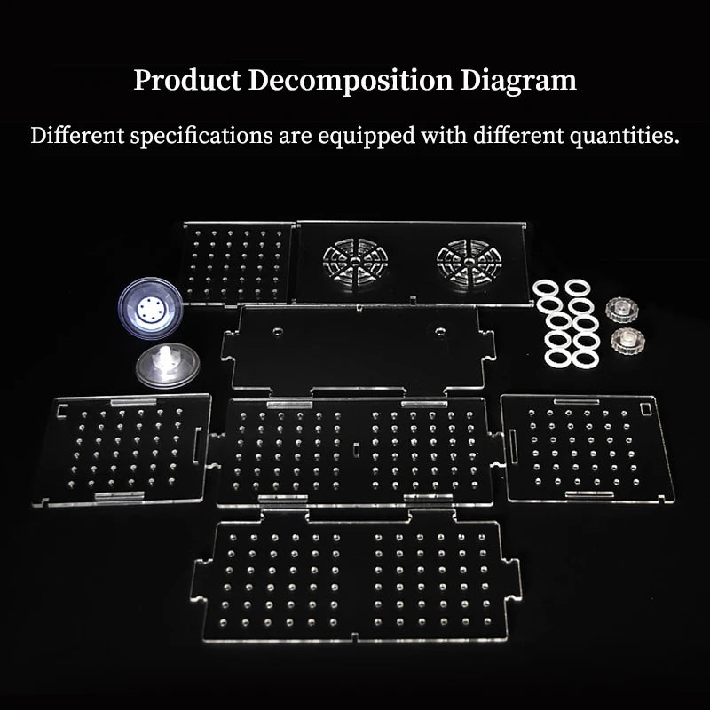 Acrylic Fish Isolation & Breeding Box for Aquarium - Ideal for Small Fry, Spawning, and Hatching
