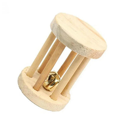 Natural Wooden Chew Toys for Small Pets | Rabbit, Guinea Pig, Rat Molars & Exercise Set