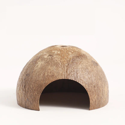 Natural Coconut Hideout House for Hamsters & Guinea Pigs.